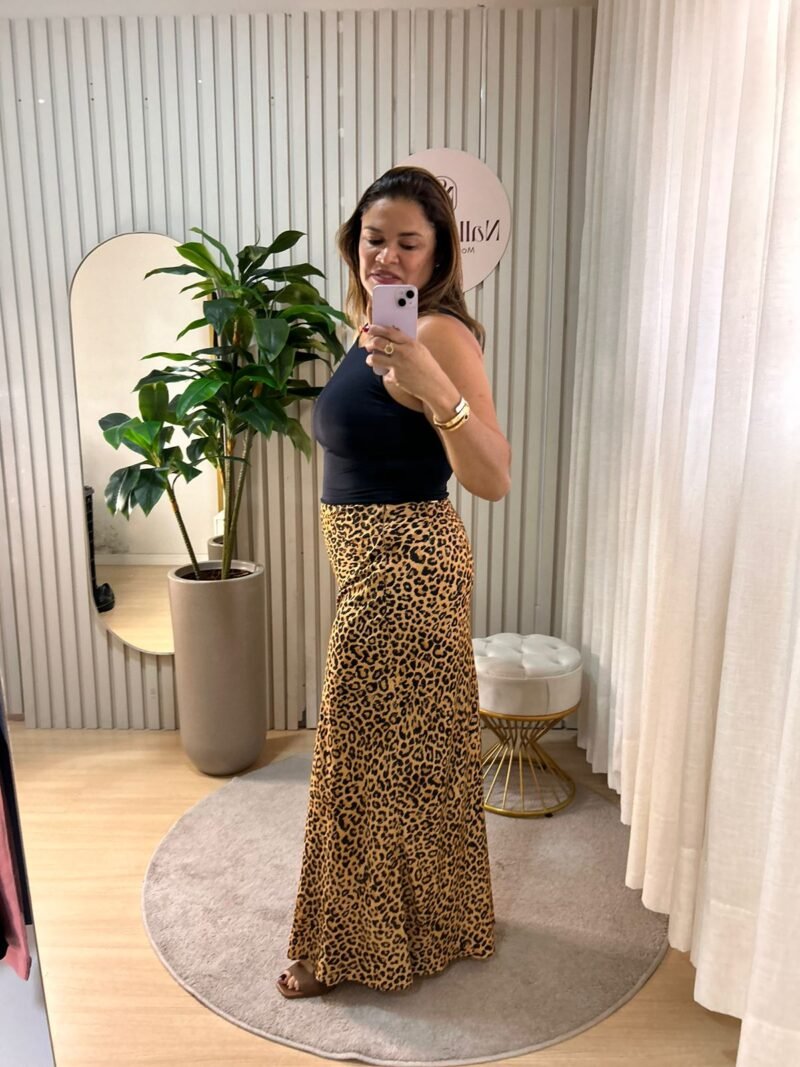 Saia Longa Animal Print - Image 3