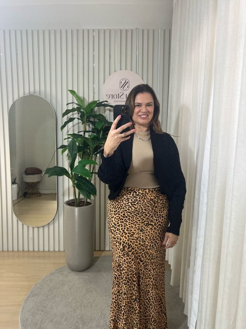 Cardigan Sobreposição Isla
